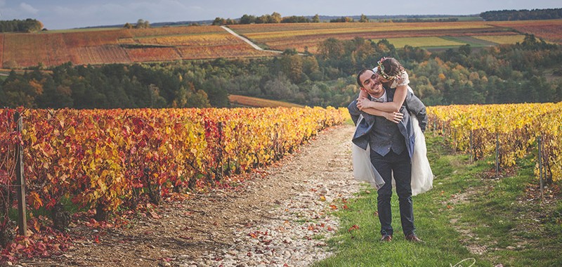 Mariage Romantique d'automne près de Troyes