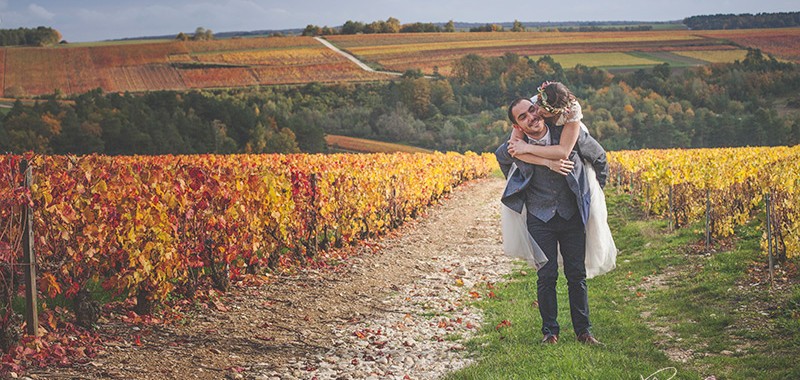 Mariage Romantique d'automne près de Troyes