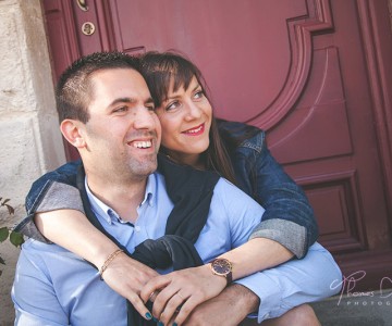 Séance couple sous le soleil de La Rochelle