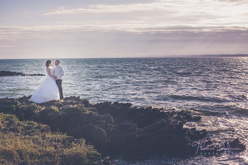 Trash the dress en bord de mer dans le morbihan