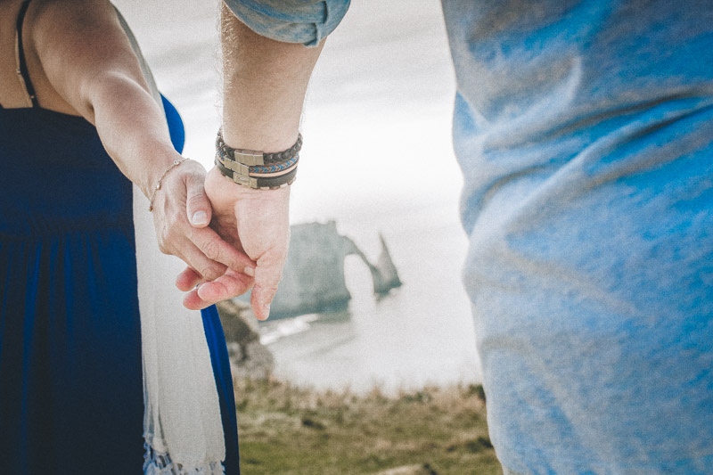 Séance Engagement à Etretat en Normandie