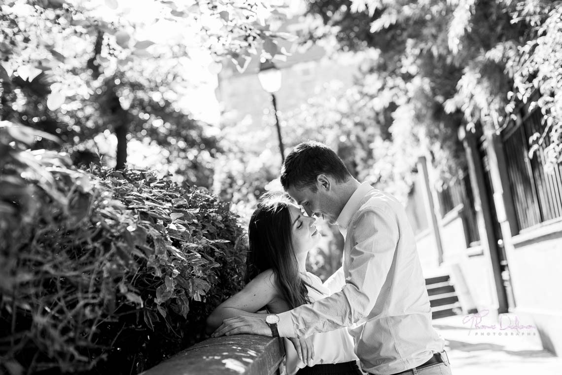 seance engagement montmartre noir et blanc