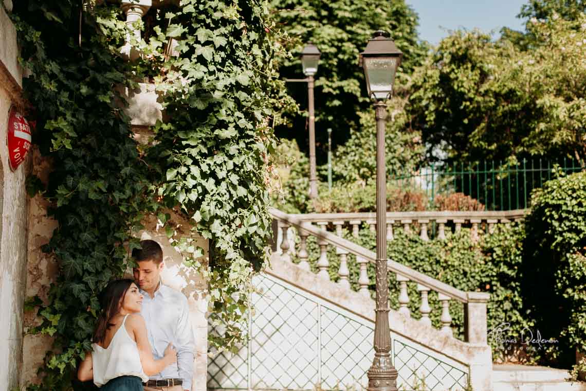 photo couple engagement montmartre