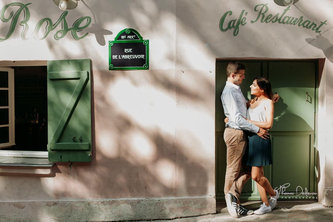 Seance engagement Paris Montmartre 18 eme