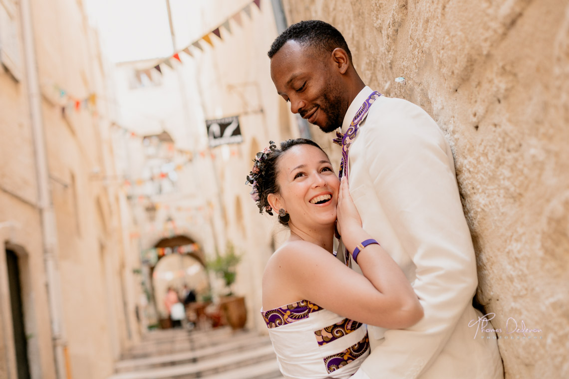 Complicité lors de cette séance engagement à Montpellier