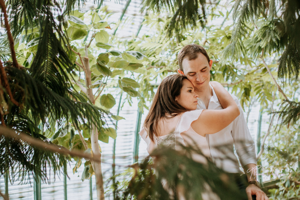 photo de couple dans les serres d'auteuil