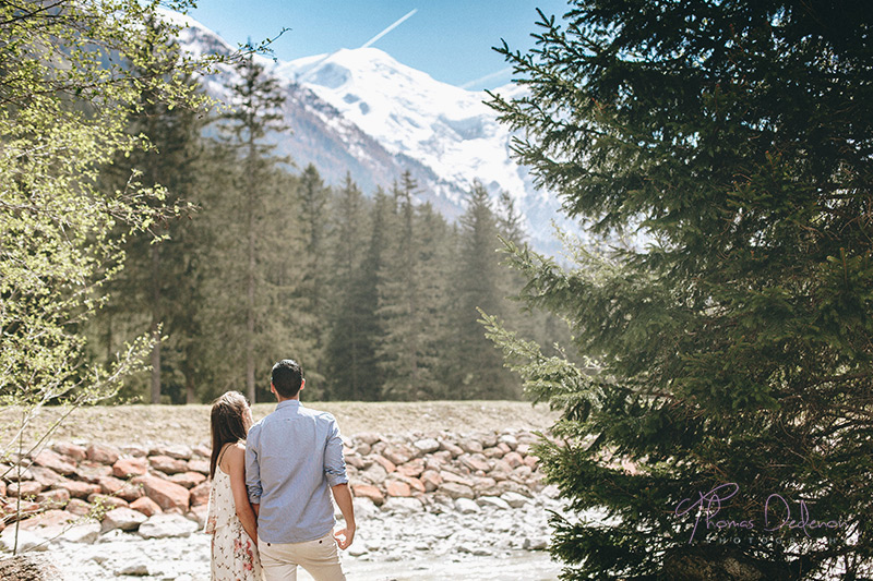 Photo de couple chamonix