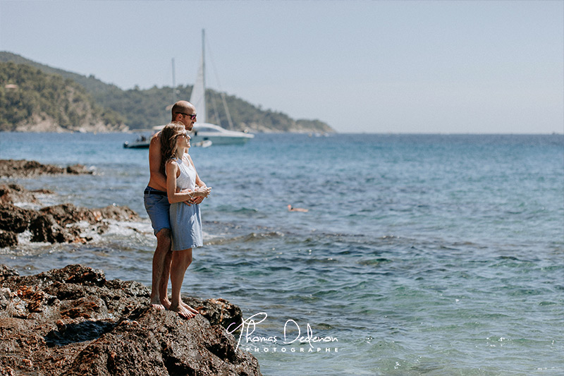 séance photo couple plage du var